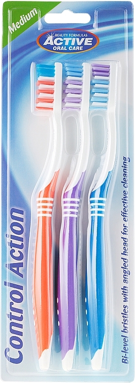 Toothbrush Set - Beauty Formulas Control Action Toothbrush — photo N1