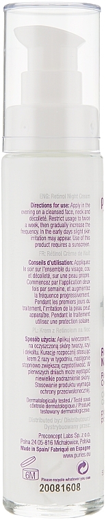 Retinol Night Cream - Purles Clinical Repair Care 140 Retinol Night Cream — photo N5