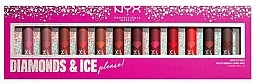 Fragrances, Perfumes, Cosmetics Set - NYX Professional Makeup Diamonds & Ice Please Vault (lipstick/12x1.3g)