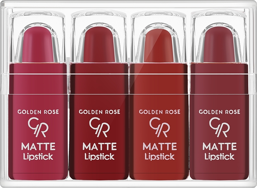 Lipstick Set - Golden Rose Matte Lipstick NR3 — photo N1