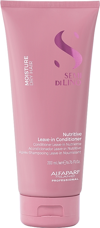 Leave-In Conditioner "Nourishing" - Alfaparf Semi Di Lino Moisture Nutritive Leave-In Conditioner — photo N1
