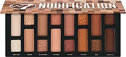 Eyeshadow Palette - W7 Nudification Pressed Pigment Palette — photo N1