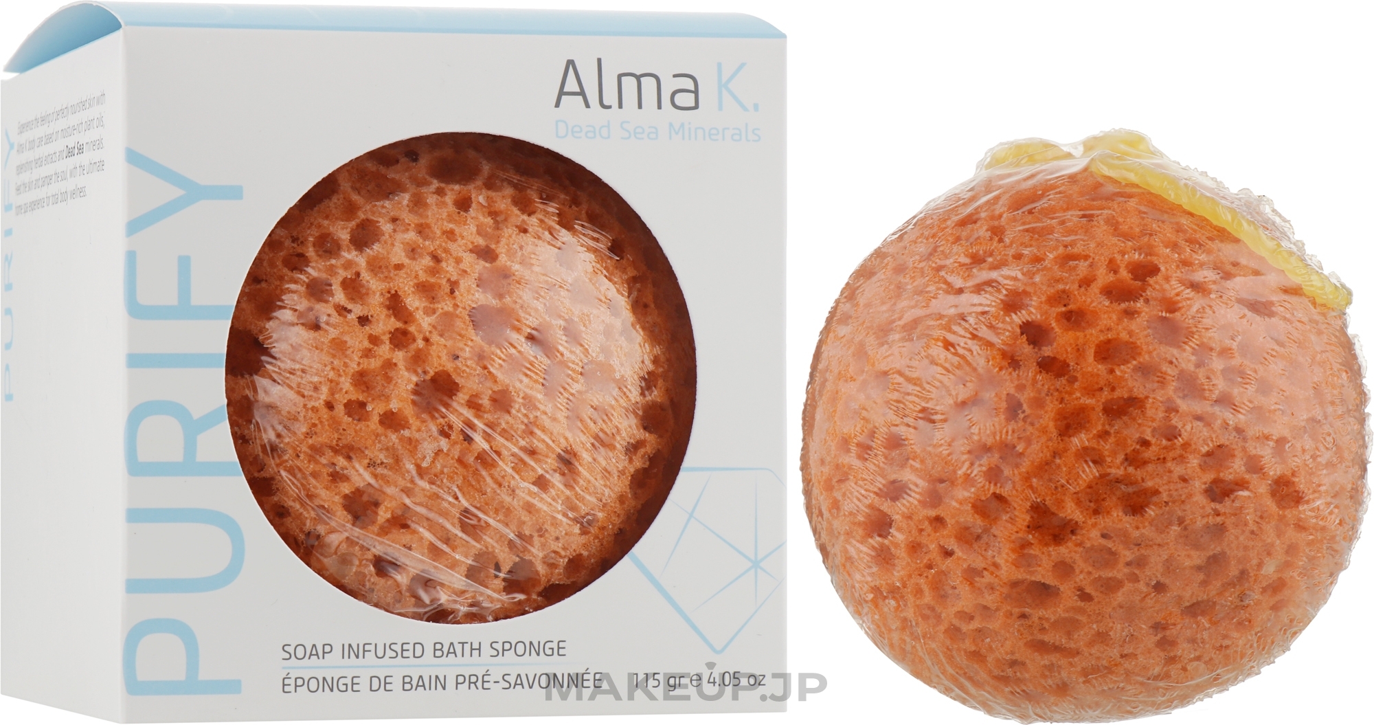 Bath Sponge with Soap - Alma K. Soap Infused Bath Sponge — photo 115 g
