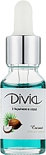 Fragrances, Perfumes, Cosmetics Coconut Cuticle Oil - Divia Cuticle Oil Coconut Di1634