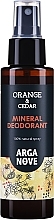 Fragrances, Perfumes, Cosmetics Cedar & Orange Mineral Deodorant Spray - Arganove Natural Alum Cedar And Orange