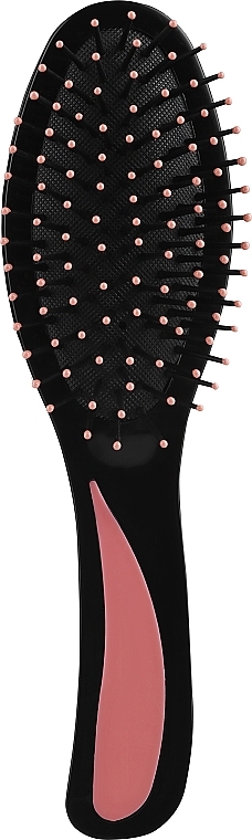 Large Hair Brush, black and pink - Ampli — photo N1