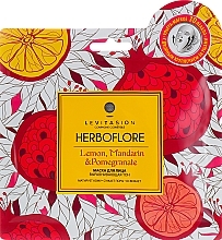 Fragrances, Perfumes, Cosmetics Smoothing Lemon, Pomegranate & Tangerine Face Mask - Levitasion Herboflore Lemon, Mandarin & Pomergranat