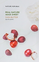 Fragrances, Perfumes, Cosmetics Shea Butter Sheet Mask - Nature Republic Real Nature Mask Sheet Shea Butter