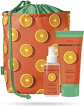 Fragrances, Perfumes, Cosmetics Set - Pupa Breakfast Lovers Orange Juice Kit 2 (sh/milk/200ml + scent/water/100ml+ bag)
