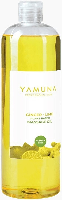 Ginger & Lime Massage Oil - Yamuna Ginger-Lime Plant Based Massage Oil — photo N1