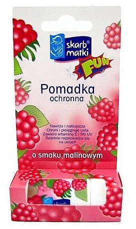 Lip Balm "Raspberries" - Skarb Matki Fun — photo N9