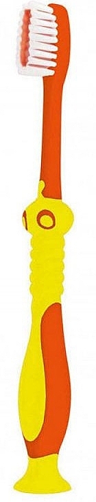 Dino Soft Toothbrush M66, orange-yellow - Mattes Rebi-Dental Dino Tothbrush — photo N3