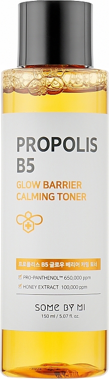 Propolis Calming Toner - Some By Mi Propolis B5 Glow Barrier Calming Toner — photo N2