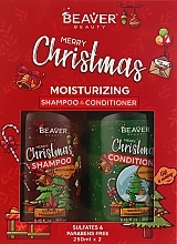 Fragrances, Perfumes, Cosmetics New Year Gift Set for Dry & Damaged Hair - Beaver Professional Christmas Box (shm/250ml + cond/250ml)