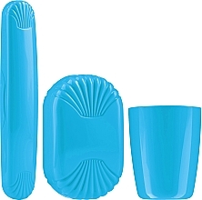 Fragrances, Perfumes, Cosmetics Toiletry Set, 42058, bright blue - Top Choice Set (accessory/3pcs)