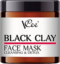 Black Clay Face Mask - VCee Black Clay Face Mask Cleansing&Detox — photo N1