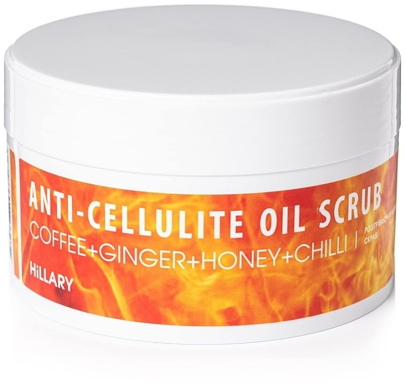 Set - Hillary Anti-Cellulite Fire (scr/200 g + oil/100 ml + soap/100 g) — photo N2