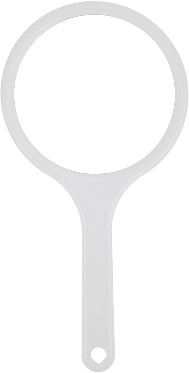 Mirror in Frame with Handle 28,5x14,5 cm, white - Titania — photo N8