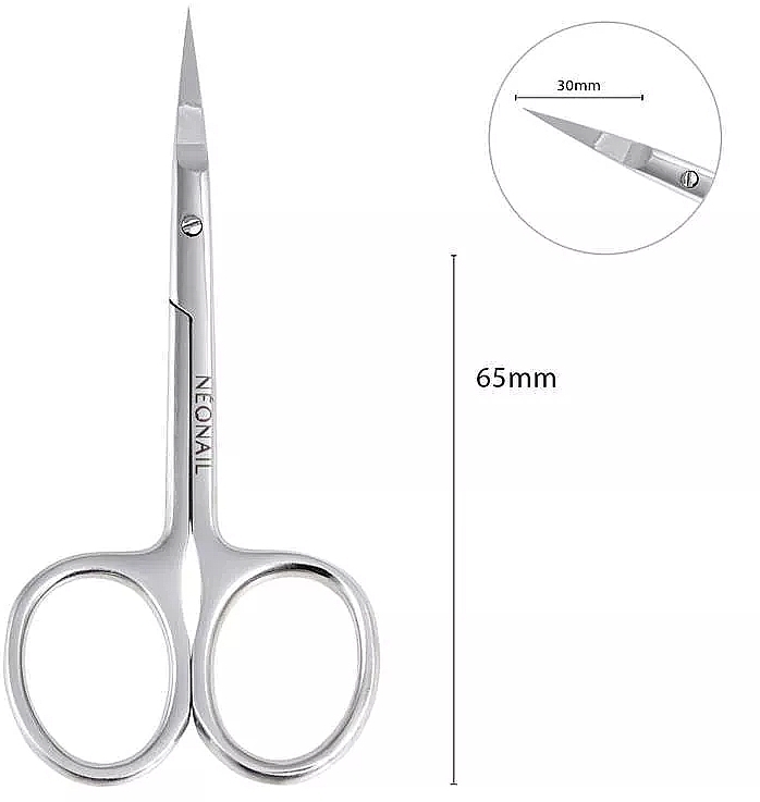 Nail Scissors, 30 cm, straight - NeoNail Professional — photo N2