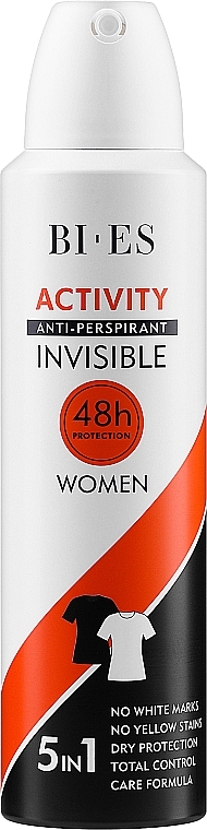 Antiperspirant Spray - Bi-Es Woman Activity Anti-Perspirant Invisible — photo N8