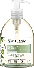 Fragrances, Perfumes, Cosmetics Olive Oil and Coconut Organic Liquid Soap  - Centifolia Neutral Liquid Soap