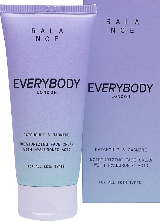 Patchouli & Jasmine Moisturising Face Cream - EveryBody Balance Moisturizing Face Cream Patchouli & Jasmin — photo N6