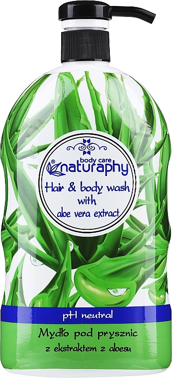 Aloe Shampoo-Shower Gel - Naturaphy Aloe Vera Hair & Body Wash — photo N3