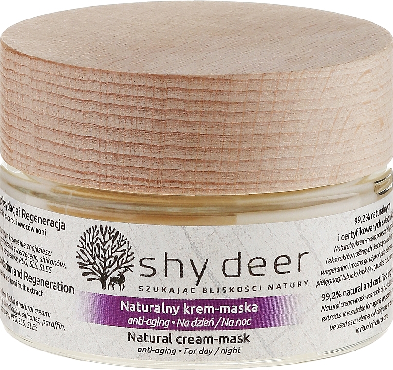 Anti-Aging Oil Mask - Shy Deer Natural Cream-mask — photo N1