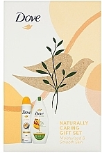 Set - Dove Naturally Caring Gift Set (sh/gel/250 ml + deo/spray/150 ml) — photo N4