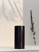 Cylinder Candle, diameter 7 cm, height 15 cm - Bougies La Francaise Cylindre Candle Black — photo N3