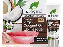 Lip Serum with Coconut Oil - Dr. Organic Bioactive Skincare Virgin Coconut Oil Lip Rescue — photo N2
