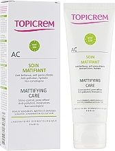 Fragrances, Perfumes, Cosmetics Face Cream "Mattifying Care" - Topicrem AC Mattifying Care Cream