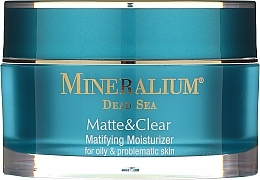 Mattifying & Moisturizing Cream for Oily & Problem Skin - Mineralium Dead Sea Matte & Clear Matifying Moisturizer For Oily&Problemaic Skin — photo N3