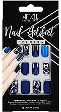 Fake Nails Set - Ardell Nail Addict Premium Artifical Nail Set Matte Blue — photo N3