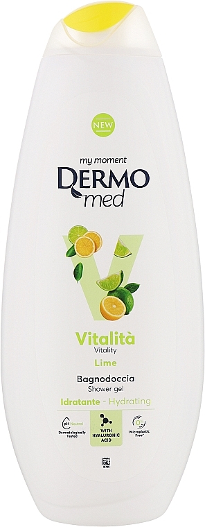 シャワージェル「ライム」 - Dermomed Vitality Lime Shower Gel — photo N1