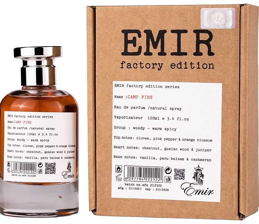 Emir Camp Fire Factory Edition - Eau de Parfum — photo N1