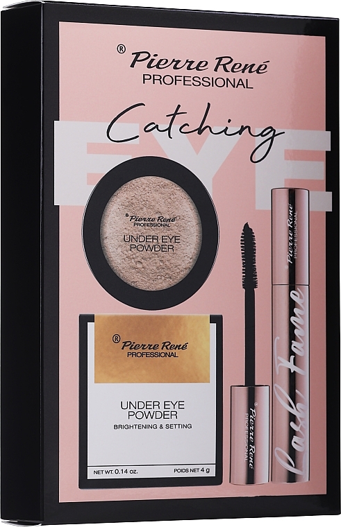 Makeup Set - Pierre Rene Catching (mascara/10ml + eye/powd/4g) — photo N1