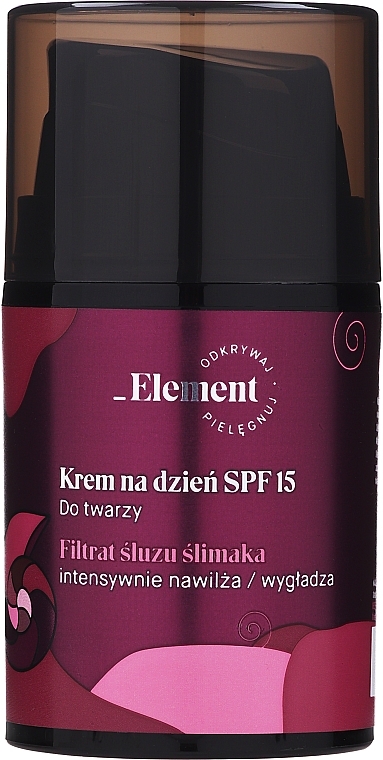 Day Cream for Face - _Element Snail Slime Filtrate Day Cream SPF 15 — photo N3