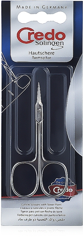 Curved Cuticle Scissors, 8 cm, 10510 - Credo Solingen — photo N1