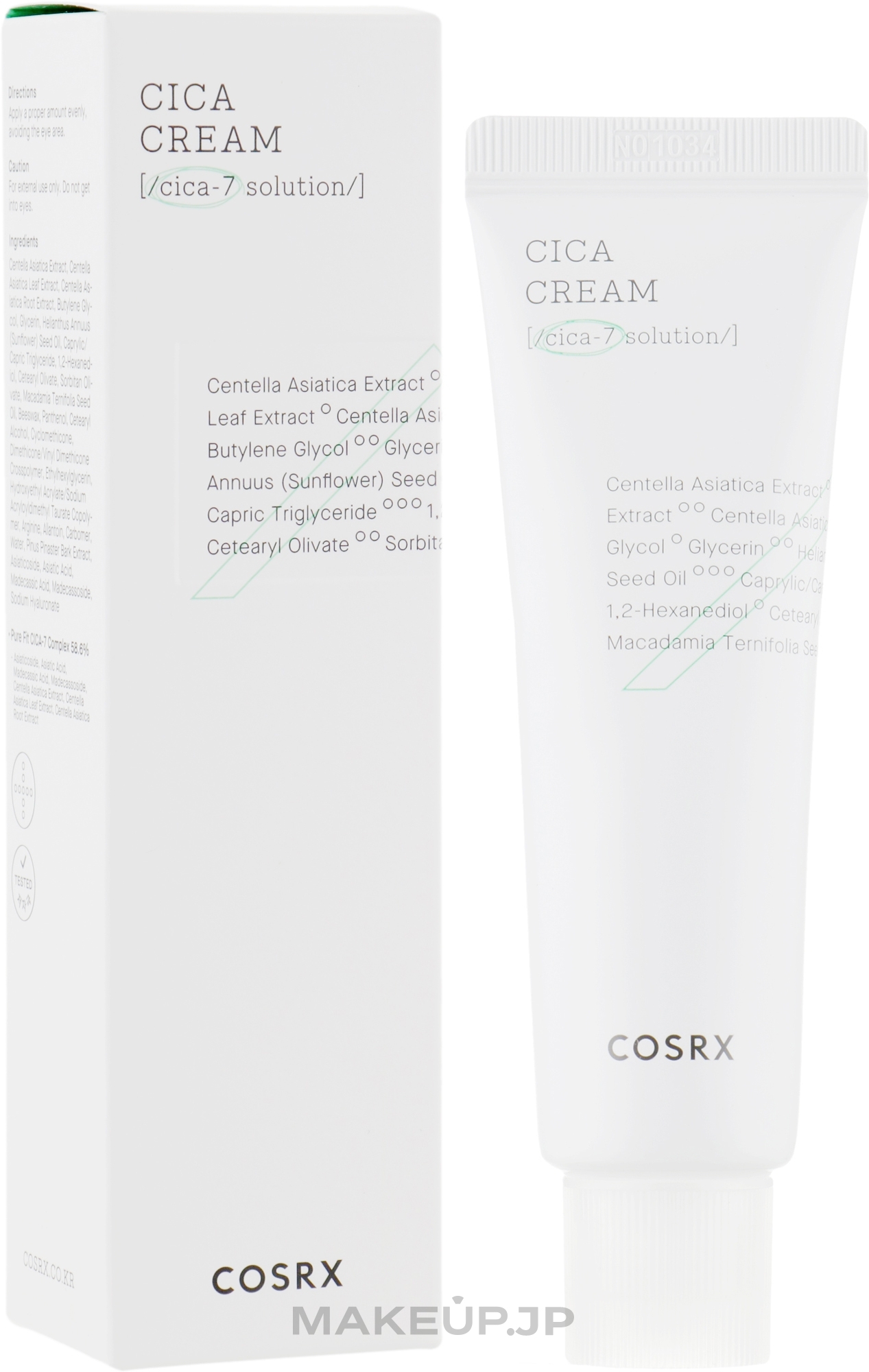 Moisturizing Cream with Centella Complex - Cosrx Pure Fit Cica Cream — photo 50 ml