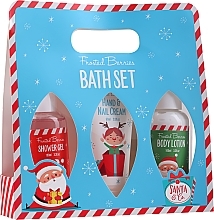 Fragrances, Perfumes, Cosmetics Set - Accentra Santa & Co Frosted Berries Bath Set (sh/gel/100ml + b/lot/100ml + h/cr/60ml)