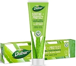 Fragrances, Perfumes, Cosmetics Oganic Aloe Vera Toothbrush - Dabur Soothe + Protect Aloe Vera Toothpaste