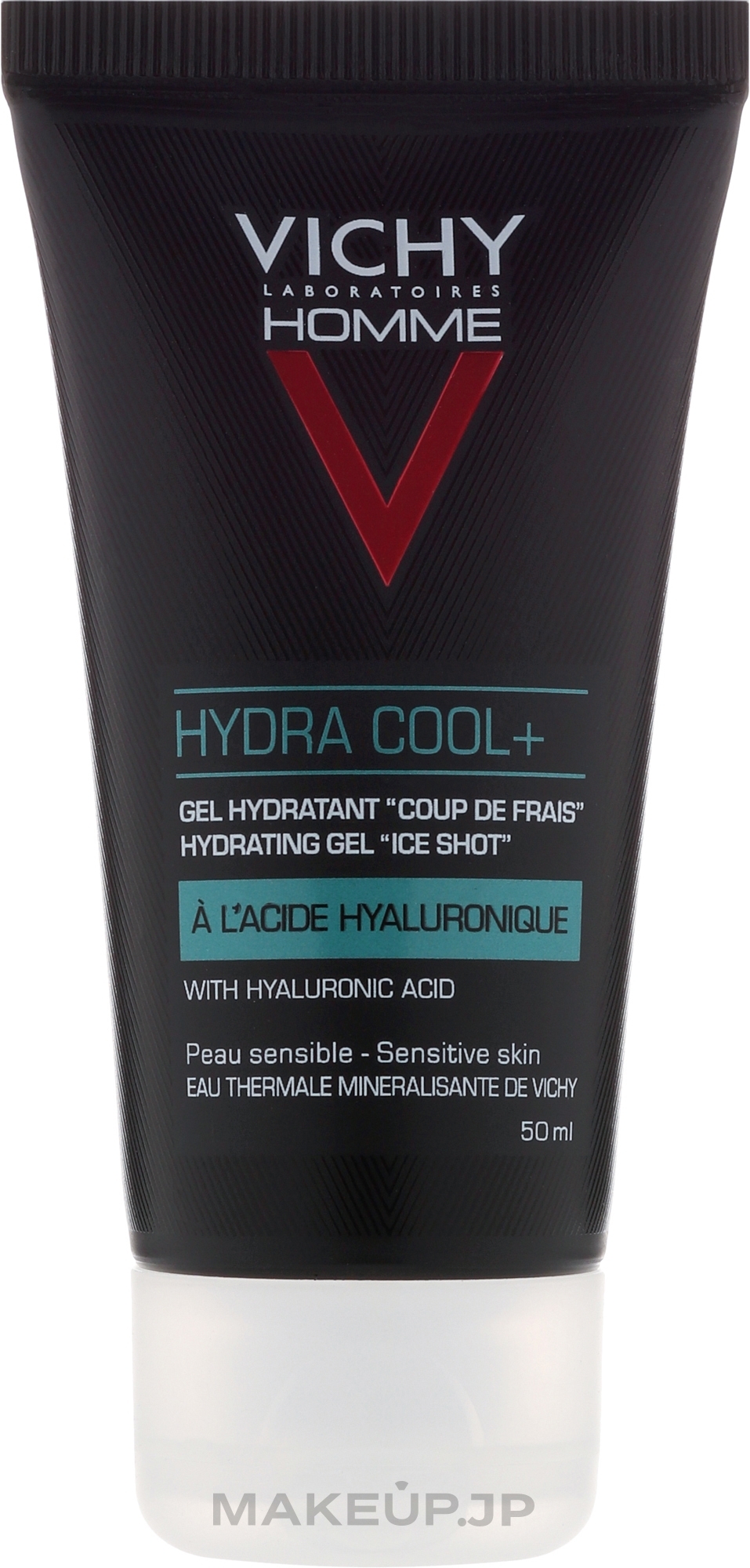 Moisturizing, Cooling Face and Eye Gel - Vichy Homme Hydra Cool+ — photo 50 ml