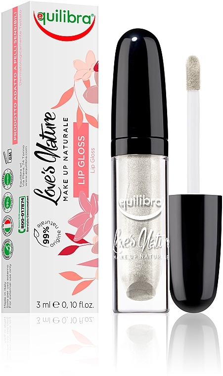 Lip Gloss - Equilibra Love's Nature Lip Gloss — photo N1