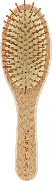 Oval Hair Brush - The Body Shop Oval Bamboo Pin Hairbrush — photo N1