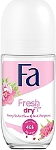 Fragrances, Perfumes, Cosmetics Roll-On Deodorant "Sorbet and Peony" - FA Fresh & Dry Peony Sorbet