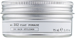 Hair Styling Clay Pomade - Depot Hair Styling 302 Clay Pomade — photo N2