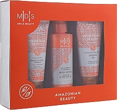 Fragrances, Perfumes, Cosmetics Set "Amazonian Beauty" - MDS Spa&Beauty Amazonian Beauty (sh/g/150 ml + b/l/250 ml + hand/craem/100 ml)