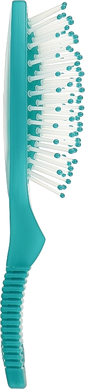 7-Row Massage Hair Brush, turquoise - Titania — photo N4