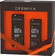 Fragrances, Perfumes, Cosmetics Set - Dermika 100% For Men (f/cr/50ml + eye/cr/15ml)